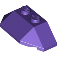 Lego doprava ostatní přední kapota 2x4, tmavě fialová (6109767, 6174952)
